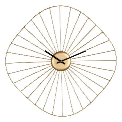 Eglo - Väggklocka 1xAA 50x50 cm guld