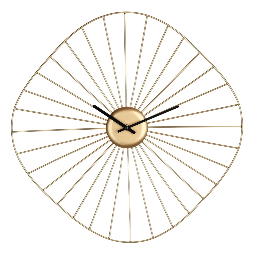 Eglo - Väggklocka 1xAA 50x50 cm guld