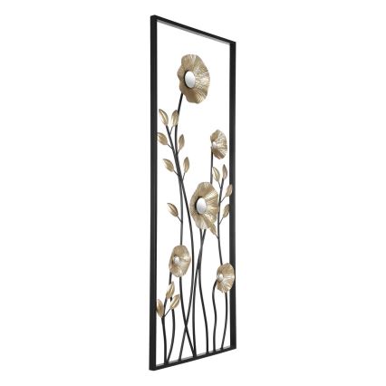 Eglo - Väggdekoration 100x38,5 cm svart/guld