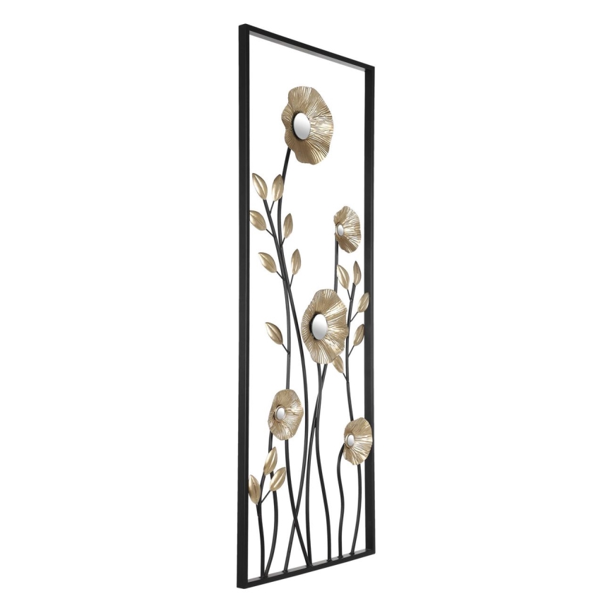 Eglo - Väggdekoration 100x38,5 cm svart/guld