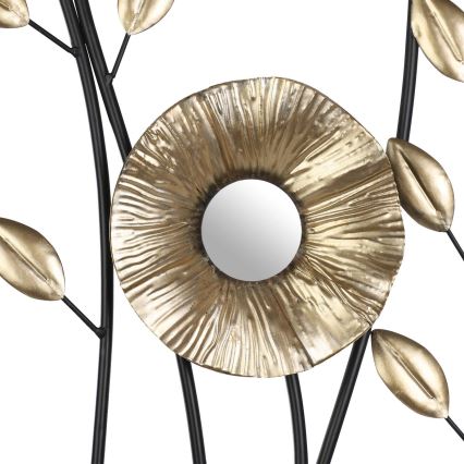 Eglo - Väggdekoration 100x38,5 cm svart/guld