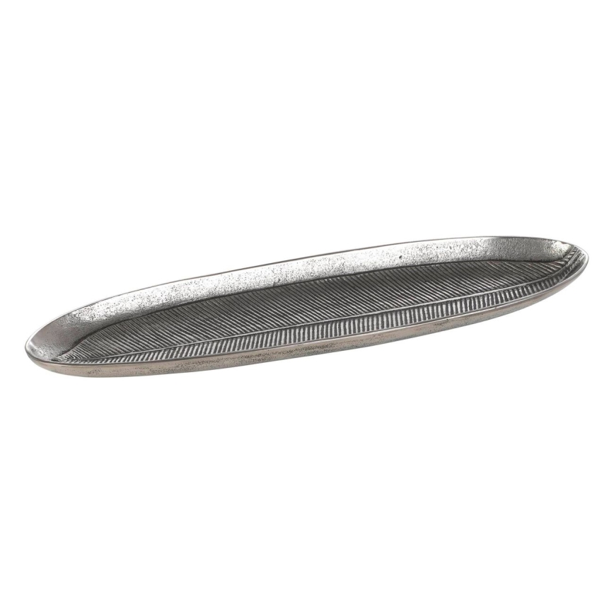 Eglo - Dekorativt bricka 16,5x54 cm silver