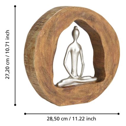 Eglo - Dekoration 27,2x28,5 cm trä/harts