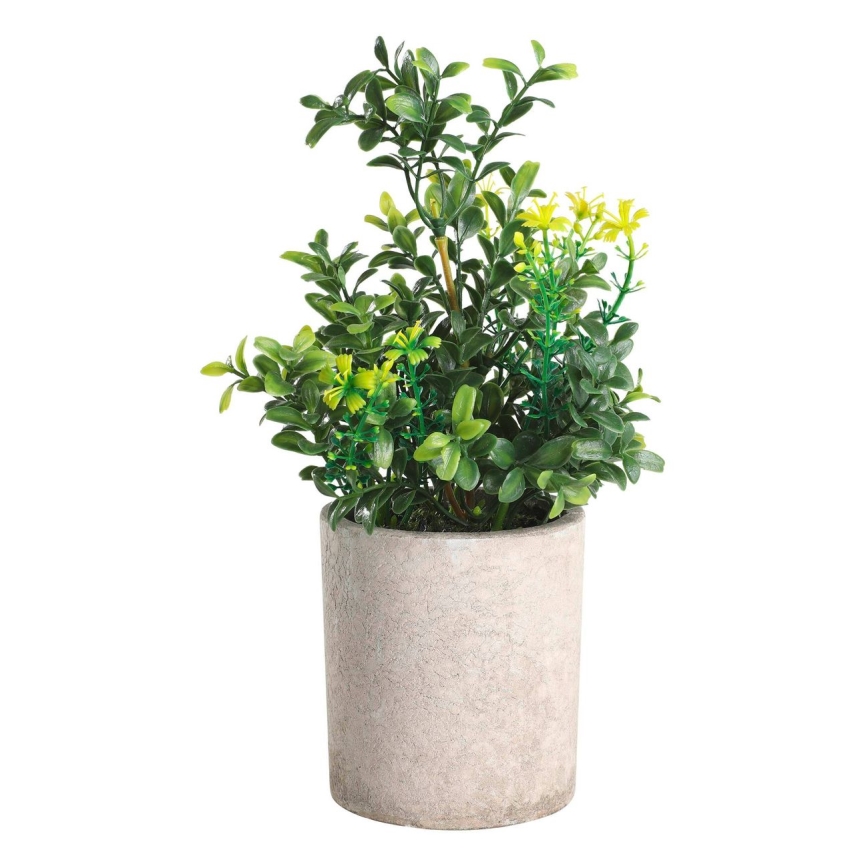 Eglo - Plastväxt i blommkruka 25x15 cm