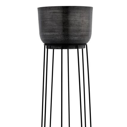 Eglo - KIT 3x Blomkruka av metall svart