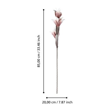 Eglo - Plastblomma 85 cm röd