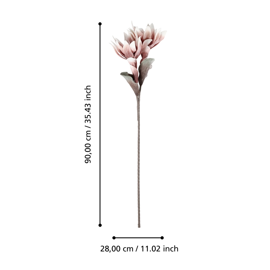 Eglo - Plastblomma 90 cm rosa