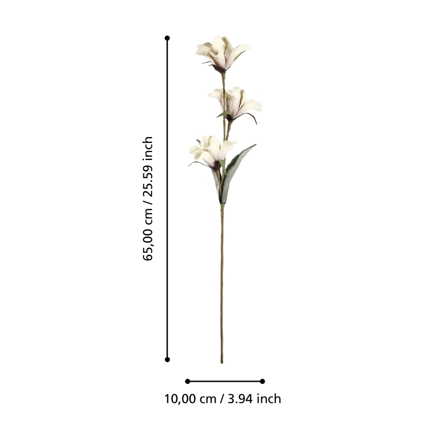 Eglo - Plastblomma 65 cm beige