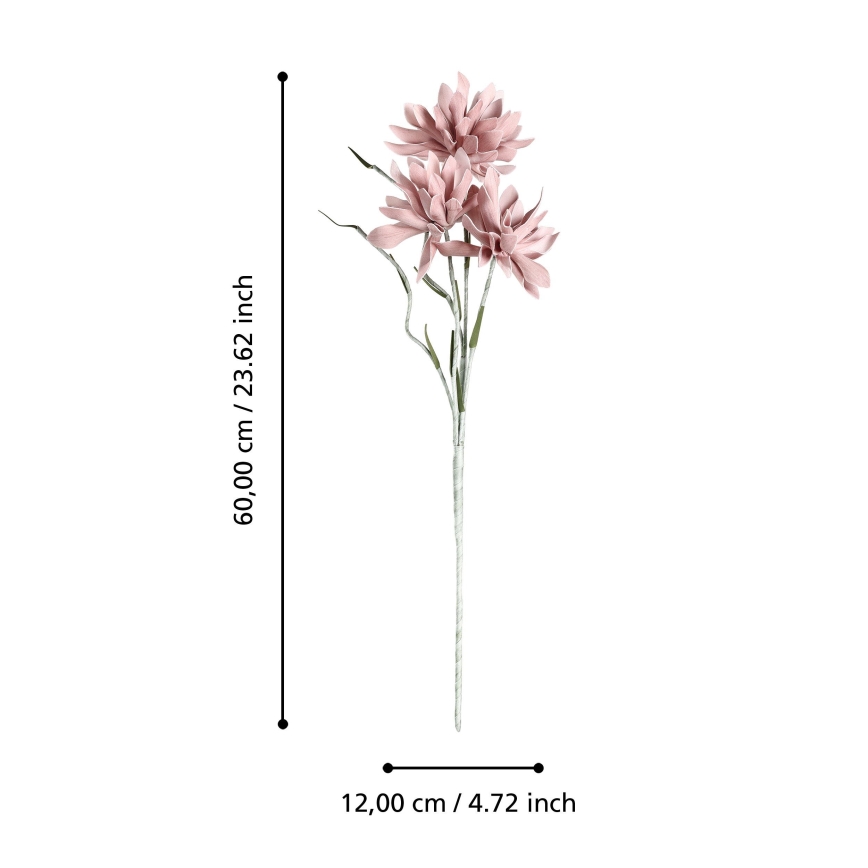 Eglo - Plastblomma 60 cm rosa