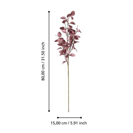 Eglo - Plastblomma 80 cm rosa