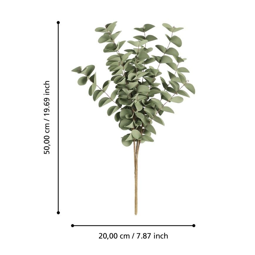 Eglo - Plastblomma 50 cm grön