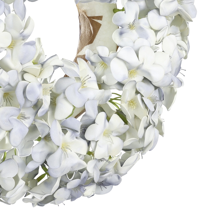 Eglo - Konstgjord blomkrans diameter 35 cm blå
