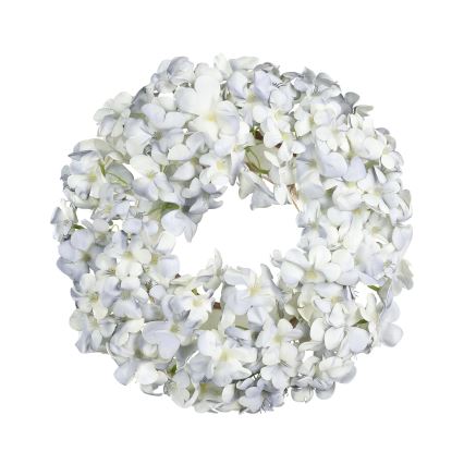 Eglo - Konstgjord blomkrans diameter 35 cm blå