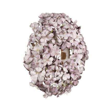 Eglo - Konstgjord blomkrans diameter 35 cm lila