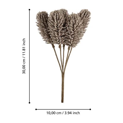 Eglo - Plastblomma 30 cm beige