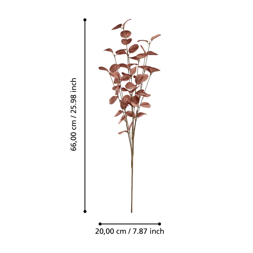 Eglo - Plastblomma 66 cm röd