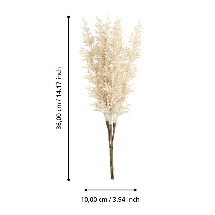 Eglo - Plastblomma 36 cm gul