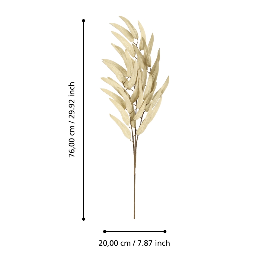 Eglo - Plastblomma 76 cm beige