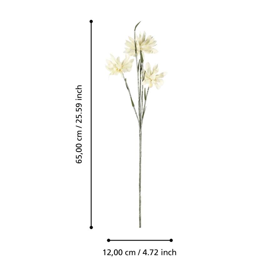 Eglo - Plastblomma 65 cm gul