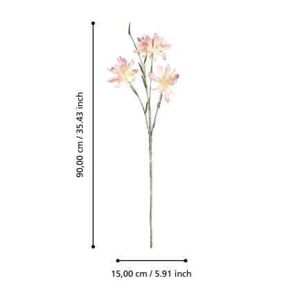 Eglo - Plastblomma 90 cm rosa