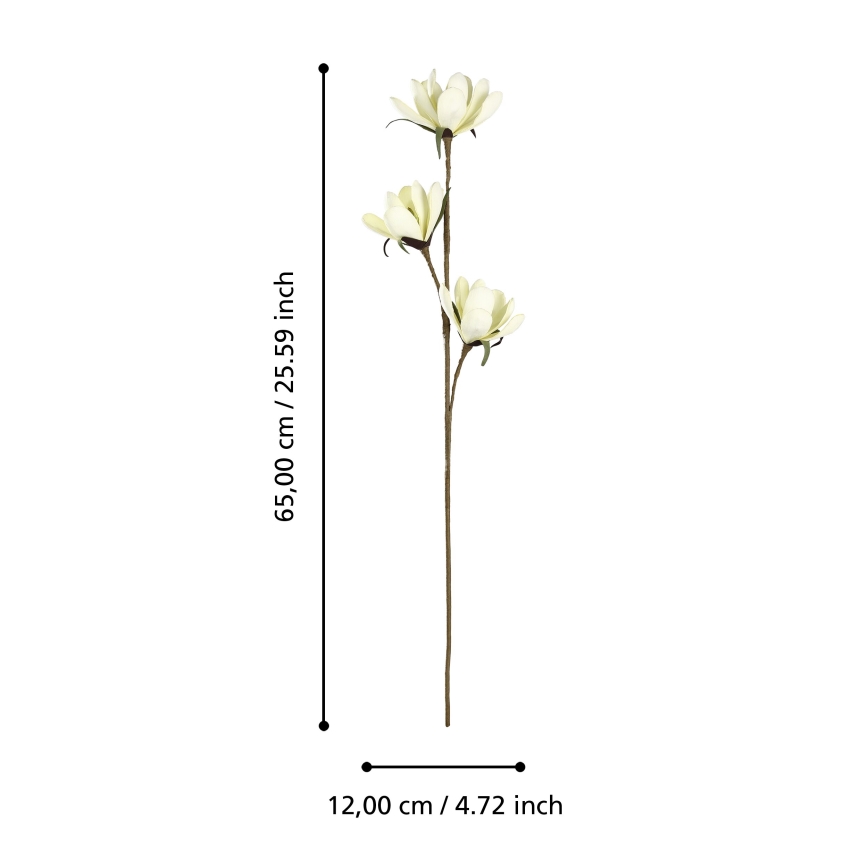 Eglo - Plastblomma 65 cm gul