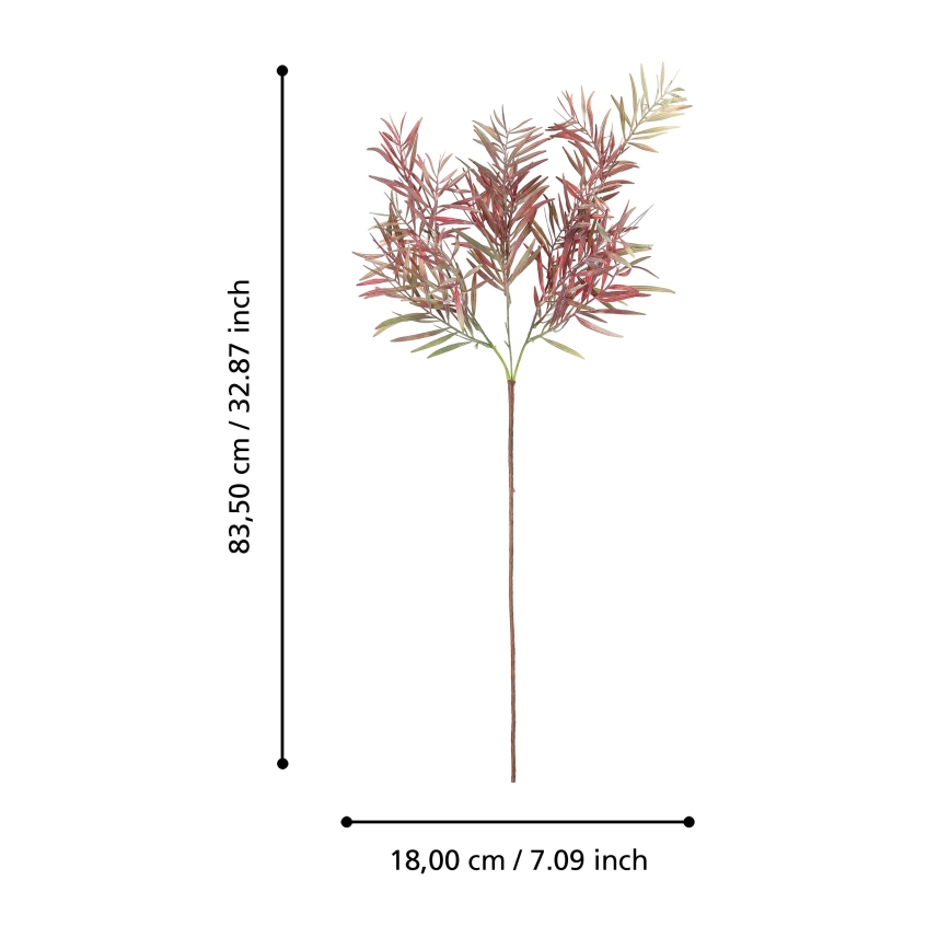 Eglo - Plastblomma 83,5 cm röd