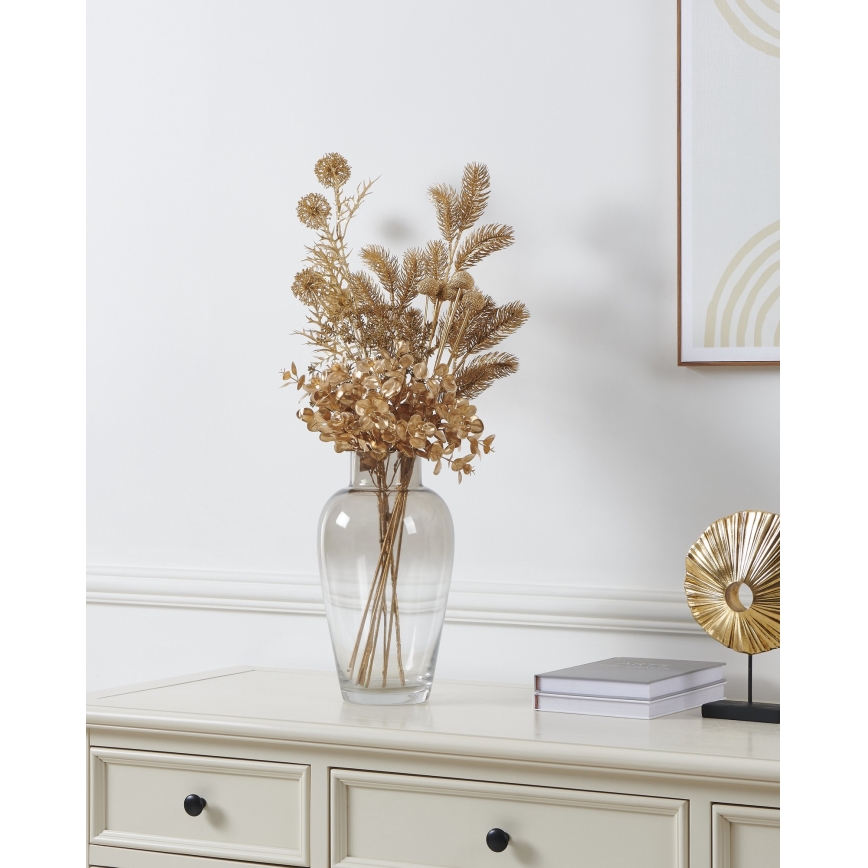 Eglo - Plastblomma 76,5 cm guld