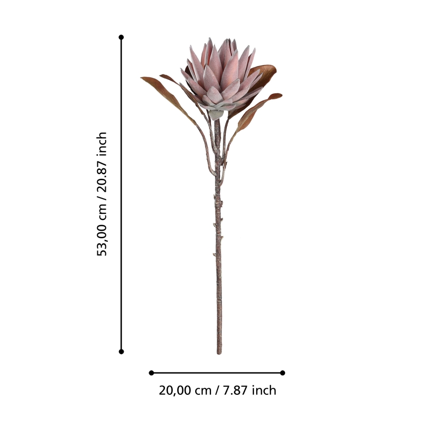 Eglo - Plastblomma 53 cm rosa