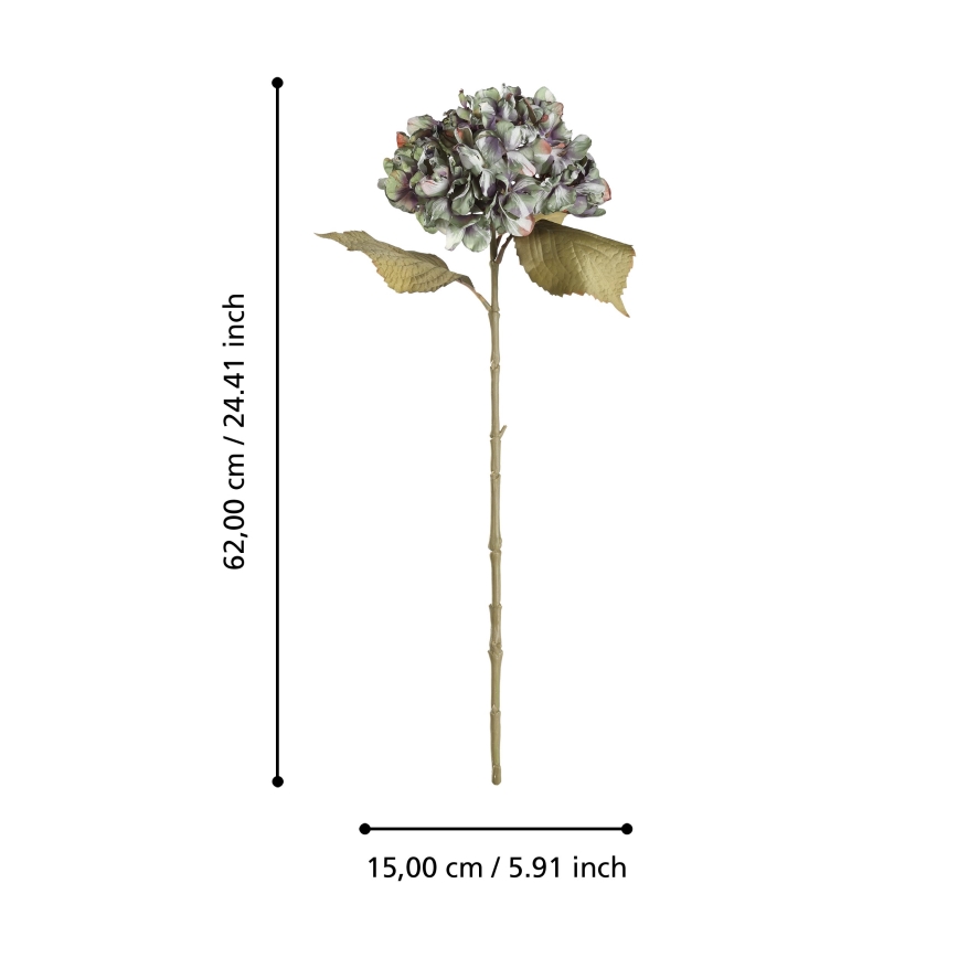 Eglo - Plastblomma 62 cm grön