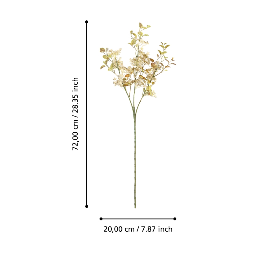Eglo - Plastblomma 72 cm guld