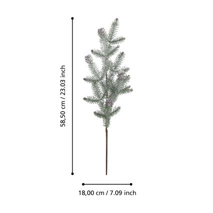 Eglo - Konstgjord julgren 58,5 cm grön