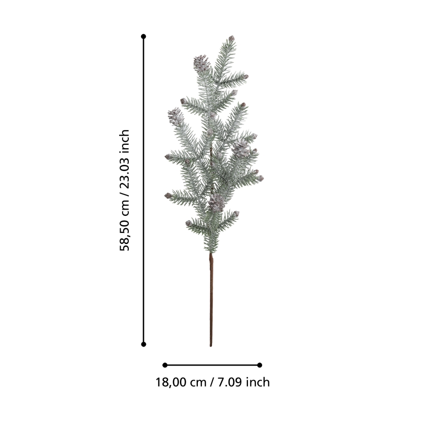 Eglo - Konstgjord julgren 58,5 cm grön