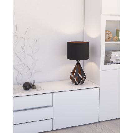 Eglo 43077 - Bordslampa CARLTON 1xE27/60W/230V