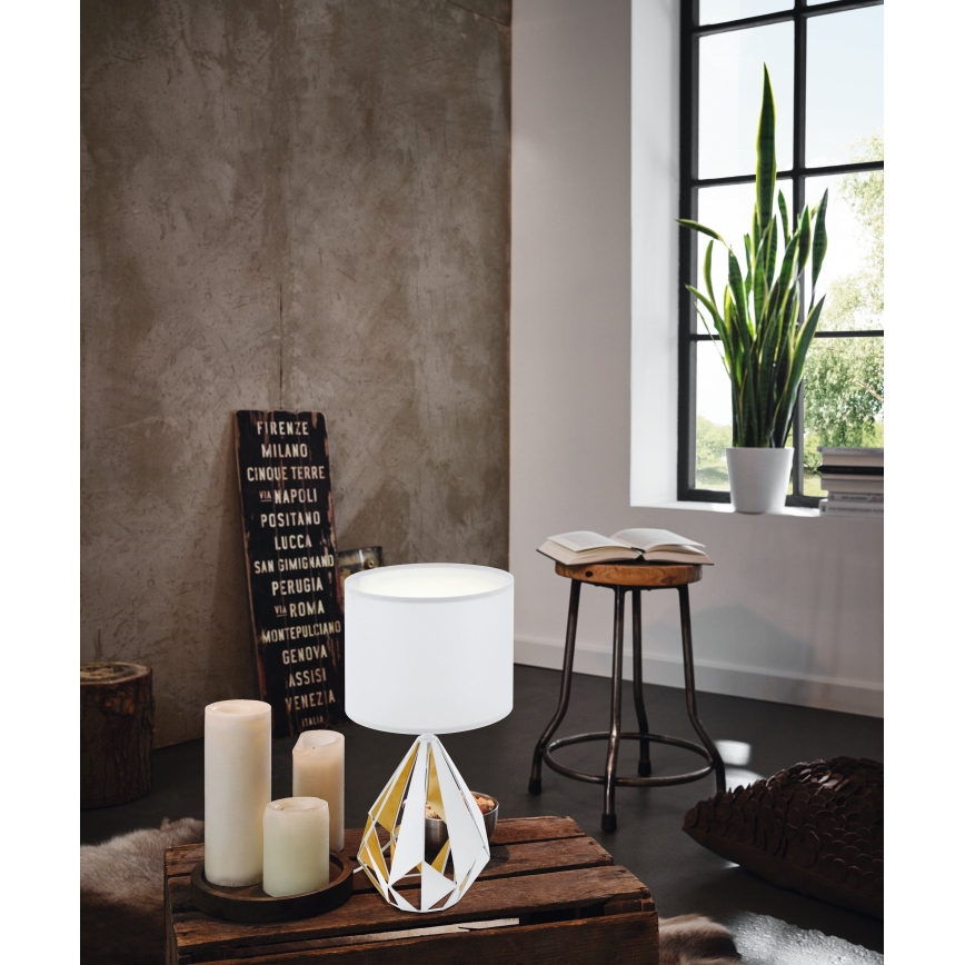 Eglo 43078 - Bordslampa CARLTON 1xE27/60W/230V