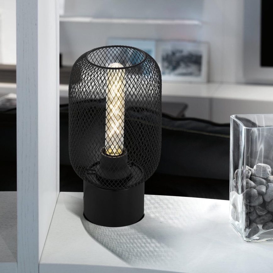 Eglo 43096 - Bordslampa WRINGTON 1xE27/60W/230V