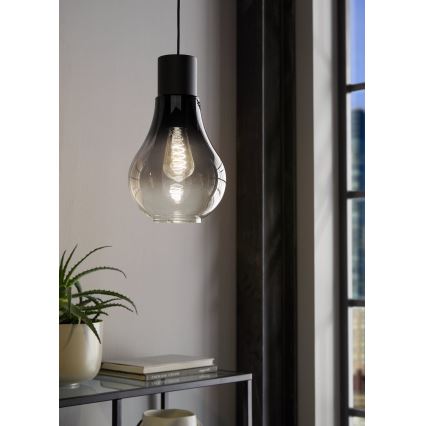 Eglo - Ljusskrona med upphängningsrem  1xE27/40W/230V
