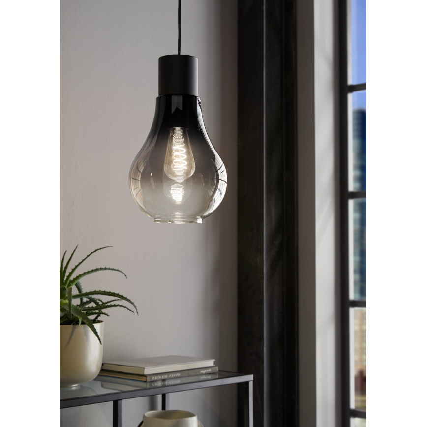 Eglo - Ljusskrona med upphängningsrem  1xE27/40W/230V