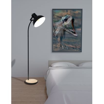 Eglo 43166 - Golvlampa LUBENHAM 1xE27/28W/230V