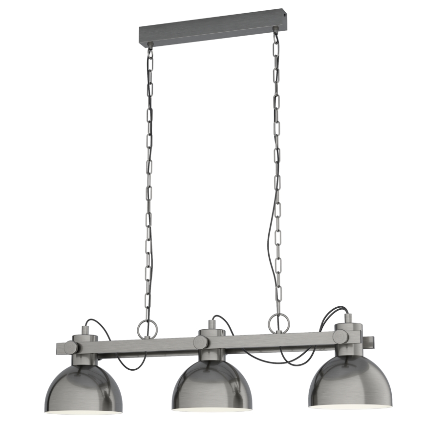 Eglo 43168 - Ljuskrona med kedja LUBENHAM 3xE27/28W/230V