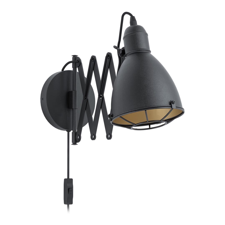 Eglo 43184 - Väggbelysning TREBURLEY 1xE27/28W/230V