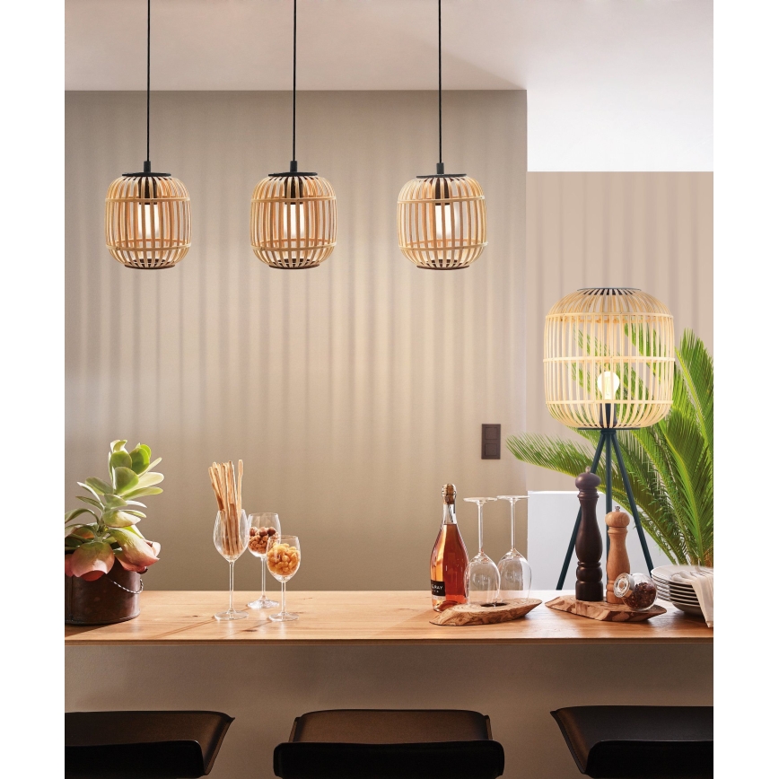 Eglo 43219 - Golvlampa BORDESLEY 1xE27/28W/230V