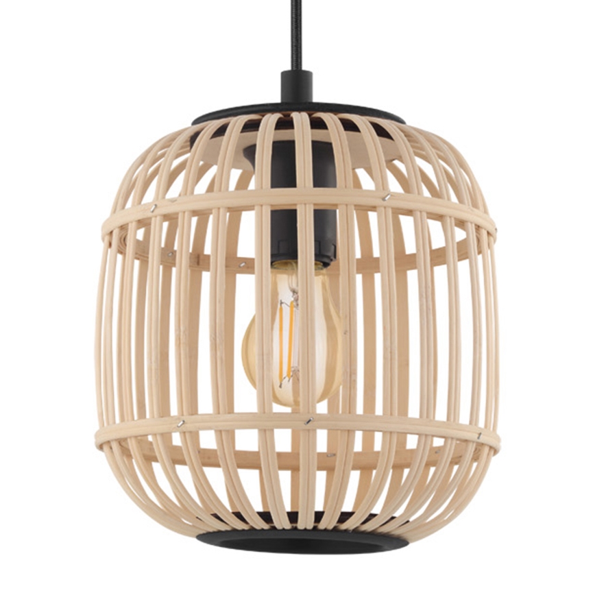 Eglo 43231 - Ljuskrona med snöre BORDESLEY 1xE27/28W/230V diameter 210mm