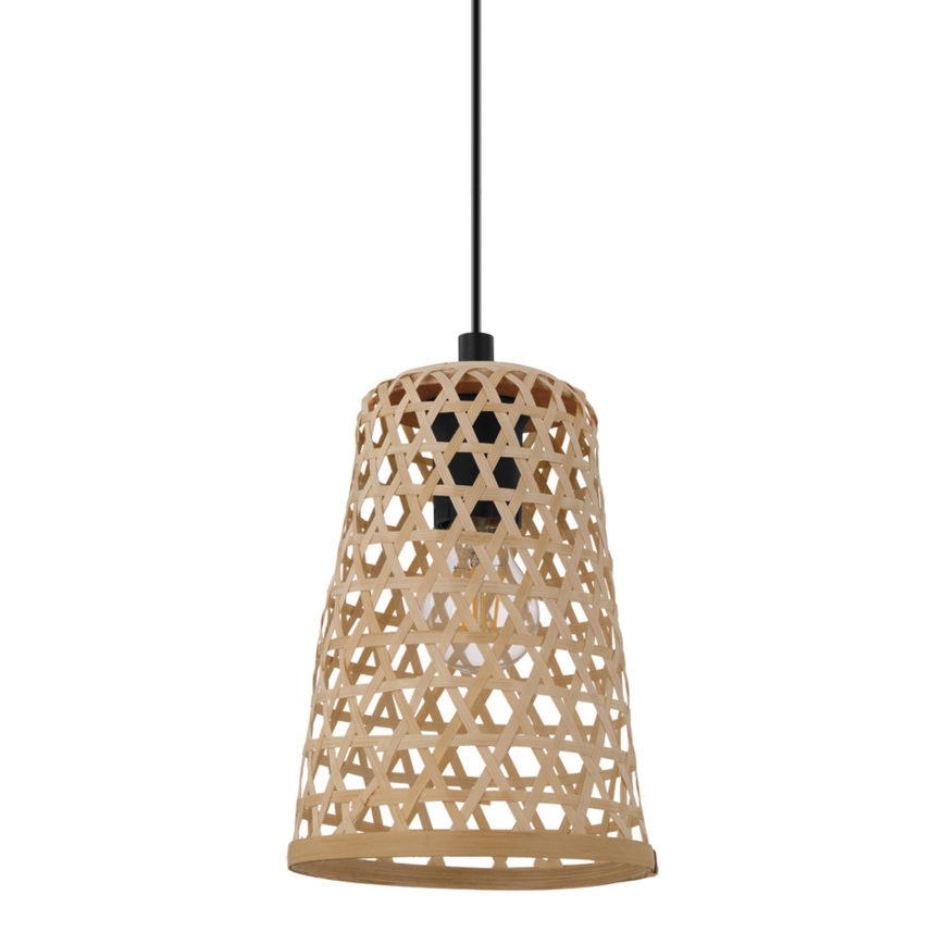 Eglo 43252 - Ljuskrona med snöre CLAVERDON 1xE27/40W/230V diameter 180mm