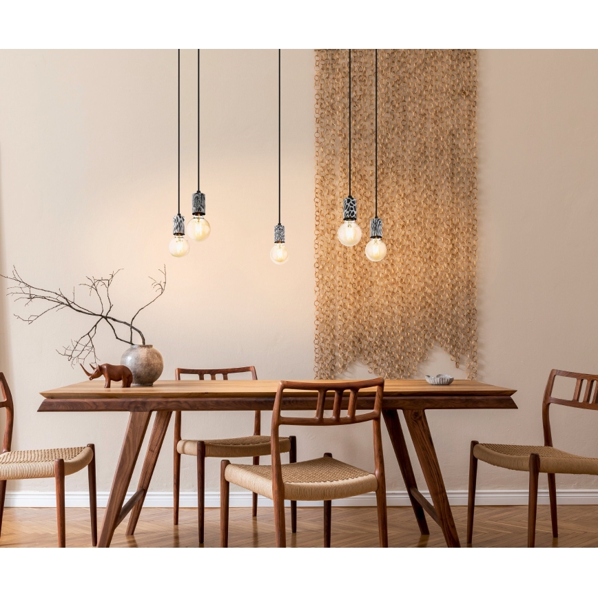 Eglo 43314 - Pendellampa COULSDON med kabel 5xE27/10W/230V