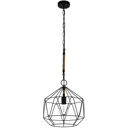 Eglo 43328 - Ljuskrona med snöre COTTINGHAM 1xE27/40W/230V