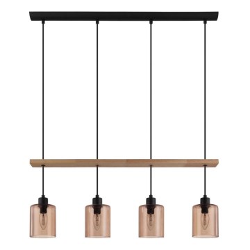 Eglo 43368 - Ljuskrona med snöre COOLMONT 4xE14/40W/230V