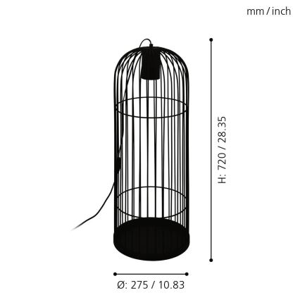Eglo - LED golvlampa 1xGU10/4,6W/230V