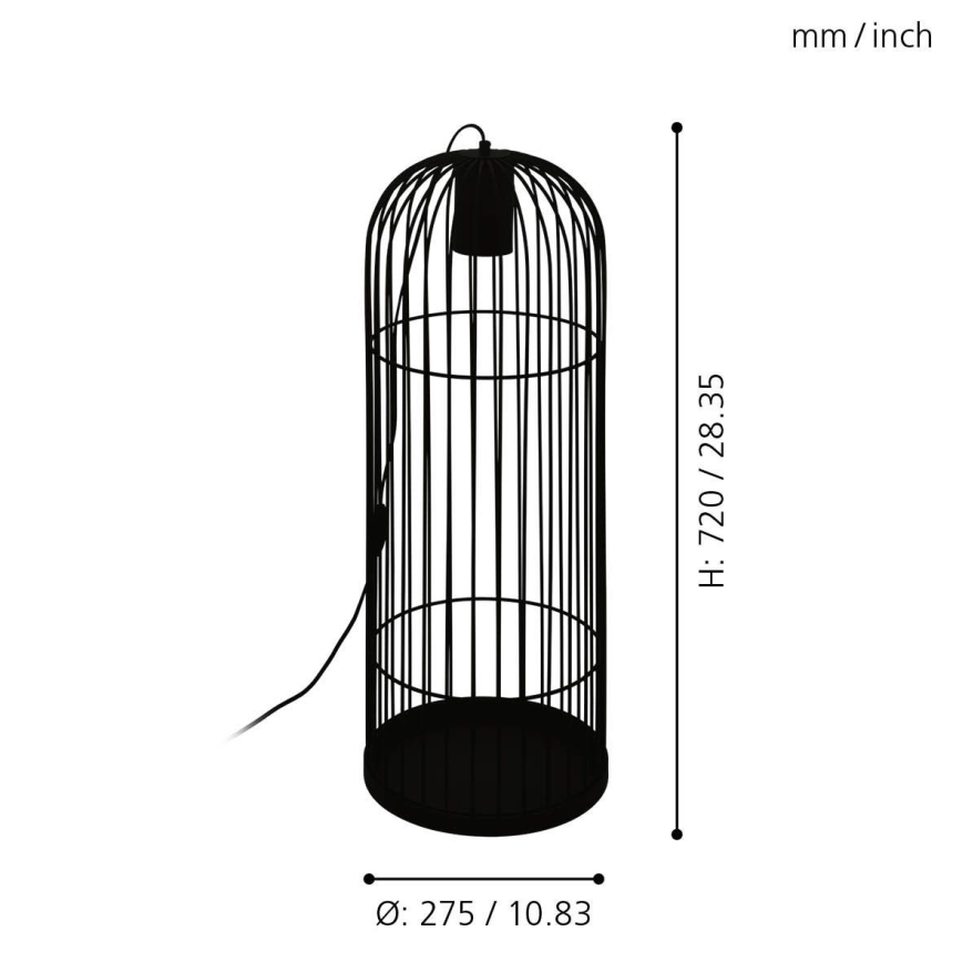 Eglo - LED golvlampa 1xGU10/4,6W/230V