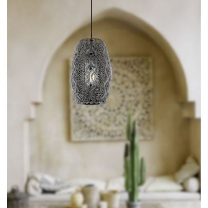 Eglo 43391 - Ljuskrona med snöre RIYADH 1xE27/40W/230V