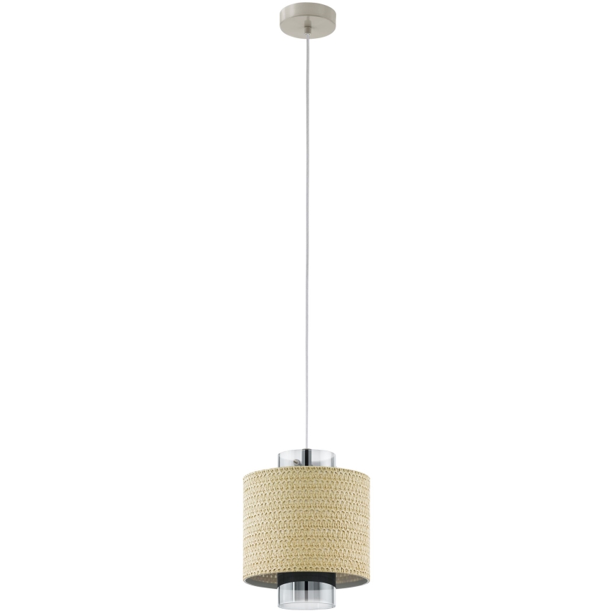 Eglo 43393 - Ljuskrona med snöre MEDIOUNA 1xE27/40W/230V